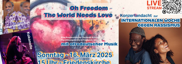 Oh Freedom Konzertandacht Header